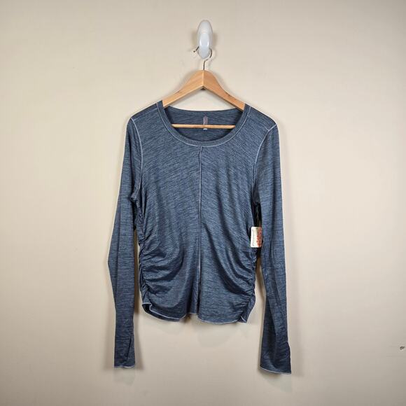 Free People Movement Womens Size XL Right On Run Long Sleeve Layer Tee Shirt - Picture 1 of 3
